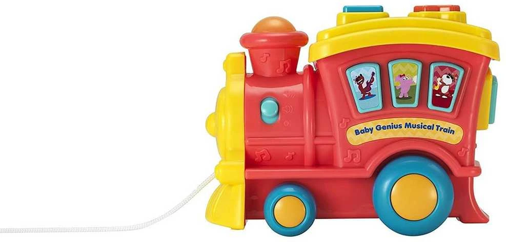 Anek SMILY PLAY 000677 Lokomotyvą traukiantis žaislas
