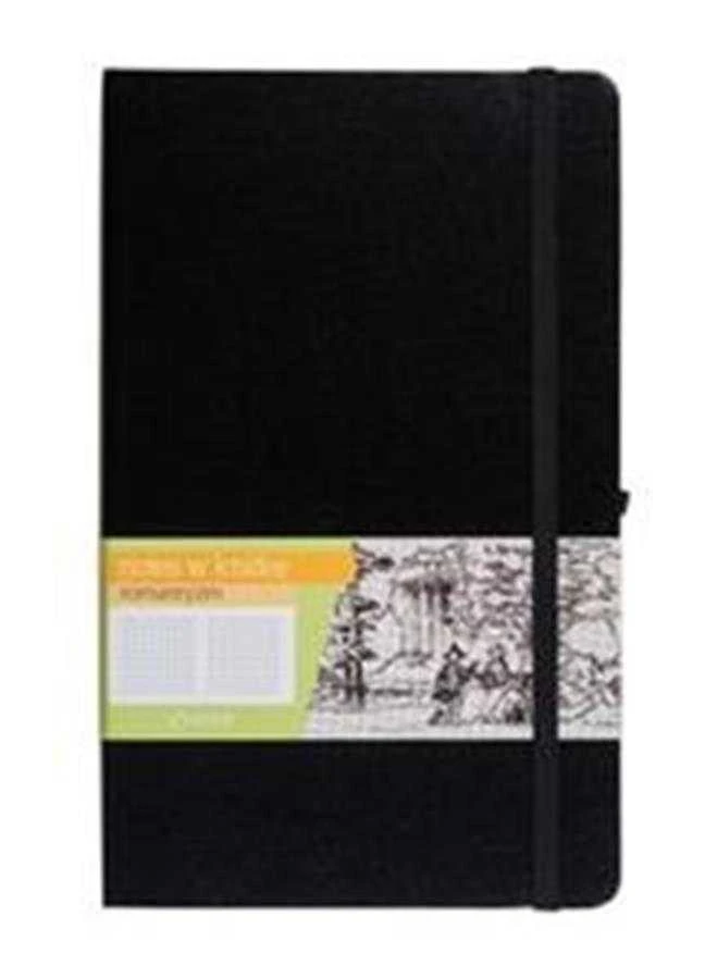 Antra Notes A5 Grid Romanticism Juodas ANTRA - 280247