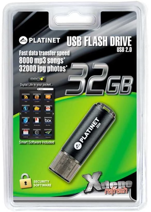 Atmintinė Platinet 32GB USB 2.0