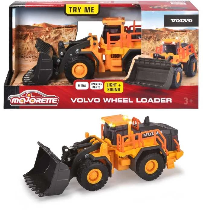 Majorette Grand Excavator Volvo Bulldezer 1:43 21cm