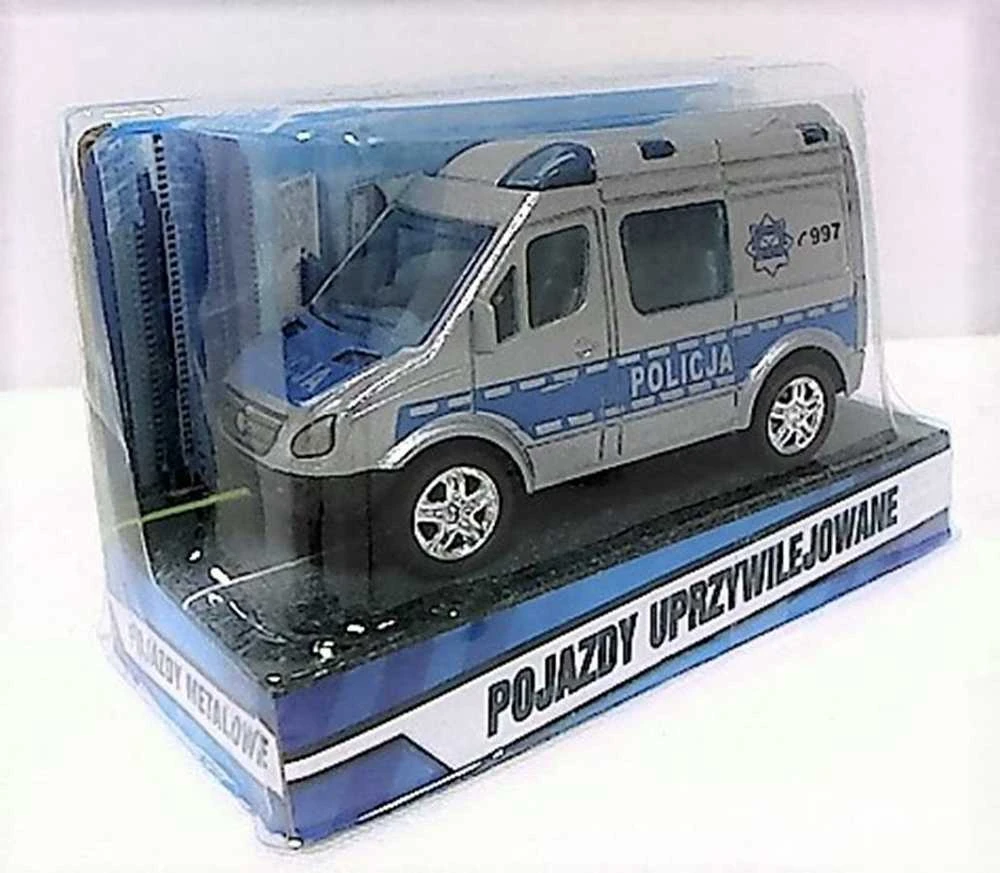 HKG Hipo Mini Van Police 8cm dėžutėje.