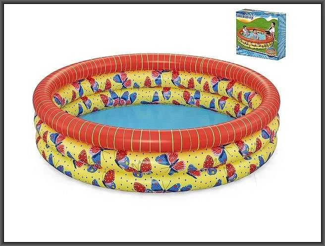 Pripučiamas baseinas BESTWAY BUTTERFLY, 168 x 38 cm