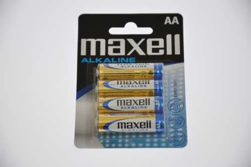 Maxell LR6 AA šarminės baterijos, 4 vnt pakuotė