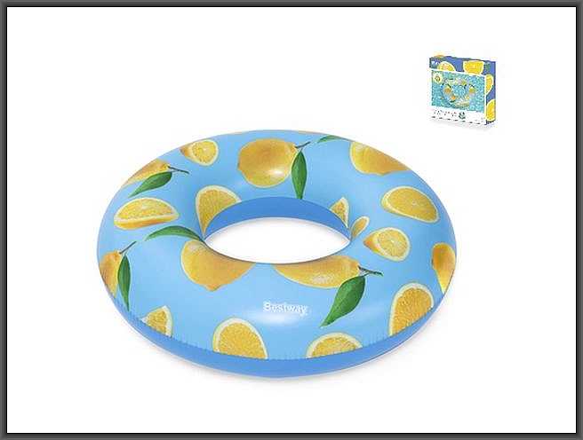 BESTWAY plaukimo ratas Scentsational Lemon, diametras 1.19m, 36229