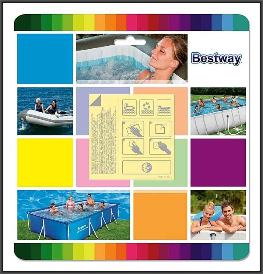 Bestway vandeniui atsparus remonto rinkinys Patches 62091