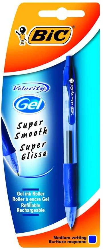 Bic Gelinis rašiklis Gel-Ocity 0.7 mm, mėlynas, pakuotėje 12 vnt. 600666