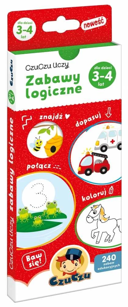 KNYGA „Czuczu“ knygų logikos žaidimai 3-4 metai ZA4234