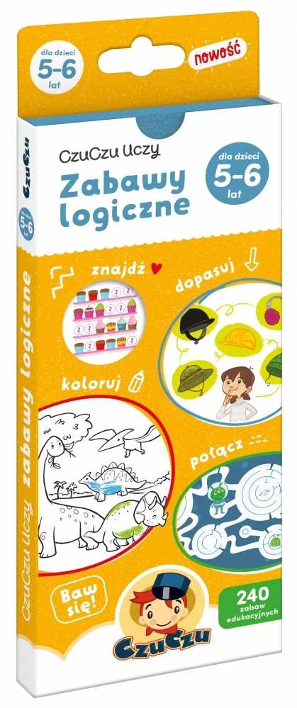 KNYGA „Czuczu“ knygų logikos žaidimai 5-6 metai