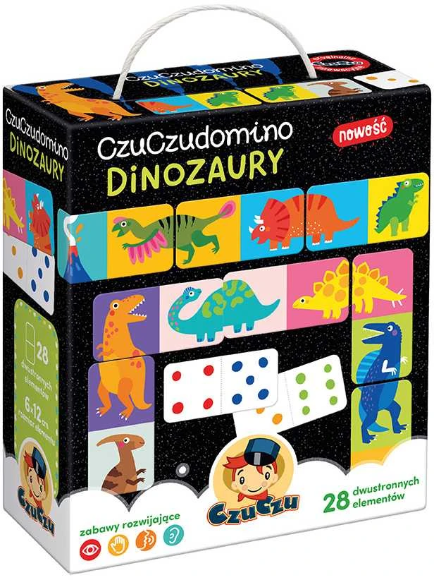 Czuczu dėlionės žaidimas domino dinozaurai 28ELE