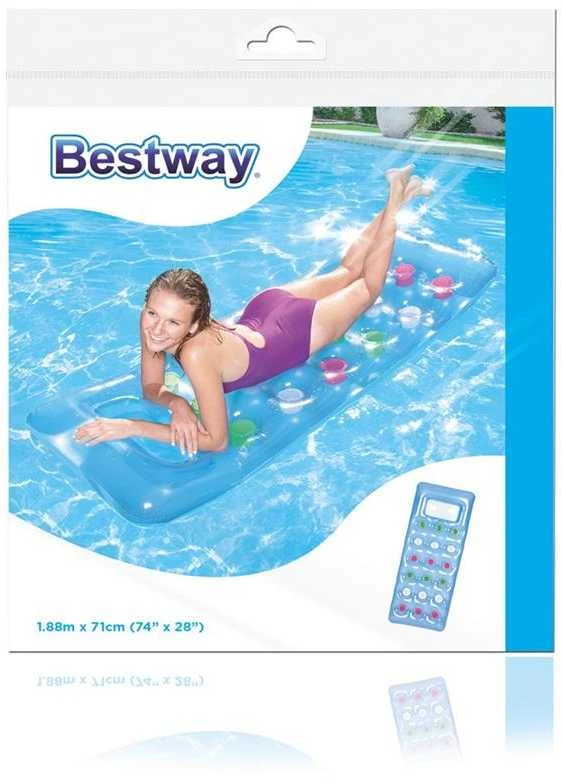 Bestway 43040 plūduriuojantis gaminys baseinui / paplūdimiui Mėlyna, Oranžinė Plūduriuojantis čiužinys Vinilas