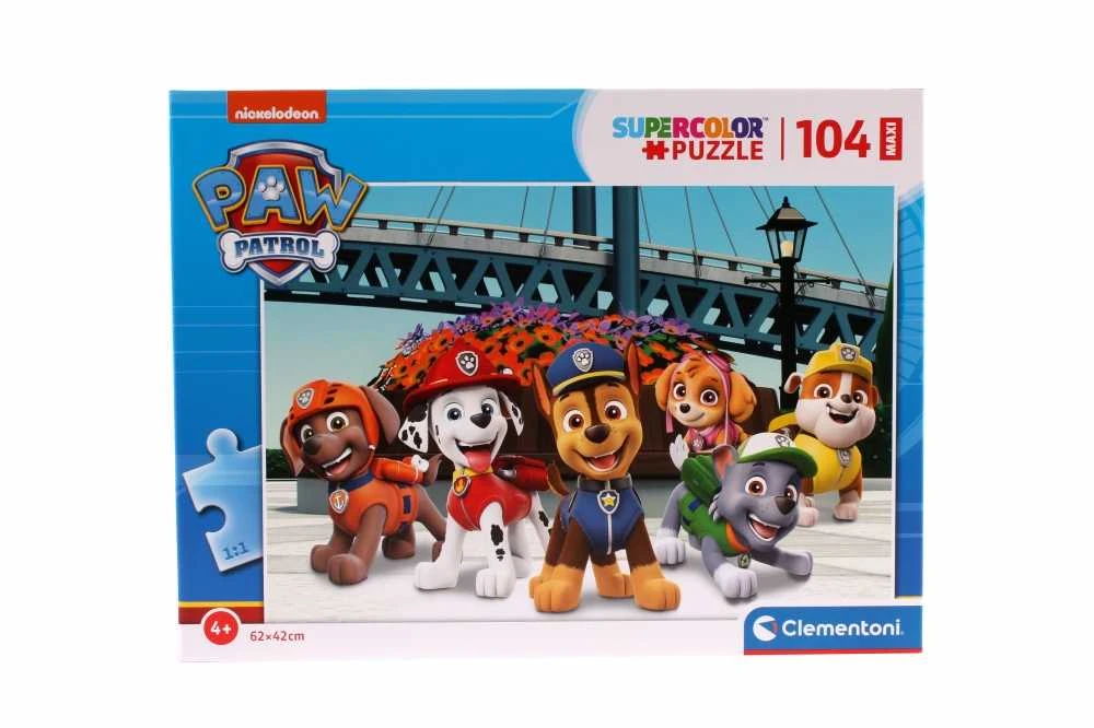 Clementoni Dėlionė 104 vnt. - Šunyčiai patruliai (PAW Patrol)