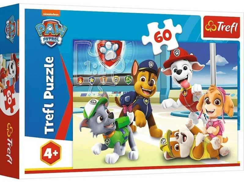 Trefl Dėlionė 60 vnt. - Šunyčiai patruliai aprašymas - Prekės nuotrauka