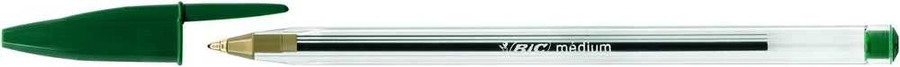 Bic Tušinukas Cristal 1.0 mm, žalias, pakuotėje 50 vnt. 129641