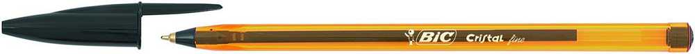 Bic Tušinukas Cristal Fine 0.3 mm, juodas, pakuotėje 50 vnt .134485