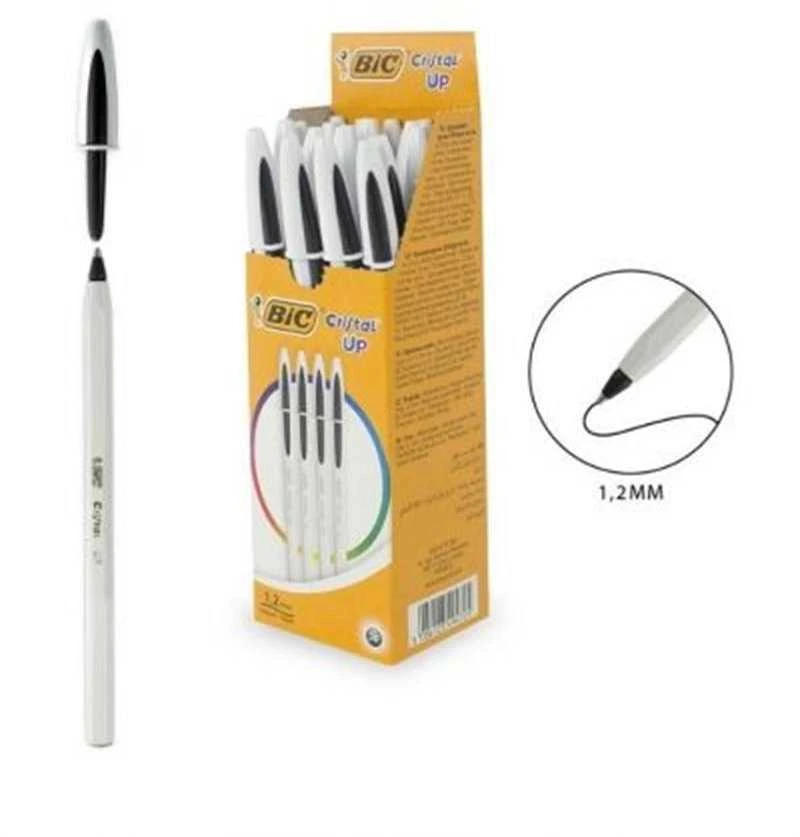Bic Tušinukas Cristal Bicolor 1.2 mm, juodas, pakuotėje 20 vnt. 494732