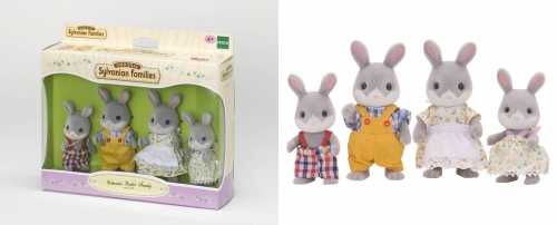 SYLVANIAN FAMILIES Šilkinių triušiukų šeimynėlė