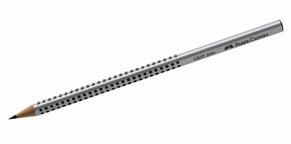 Pieštukas Faber-Castell Grip 2001, 2B, be trintuko, padrožtas