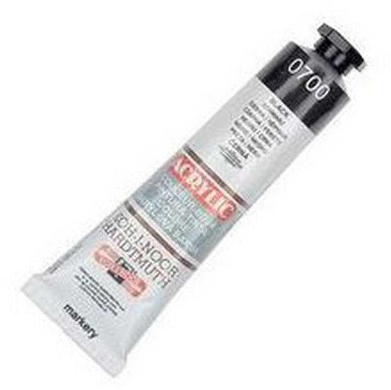 Koh-i-noor akriliniai dažai, juodi, 40 ml