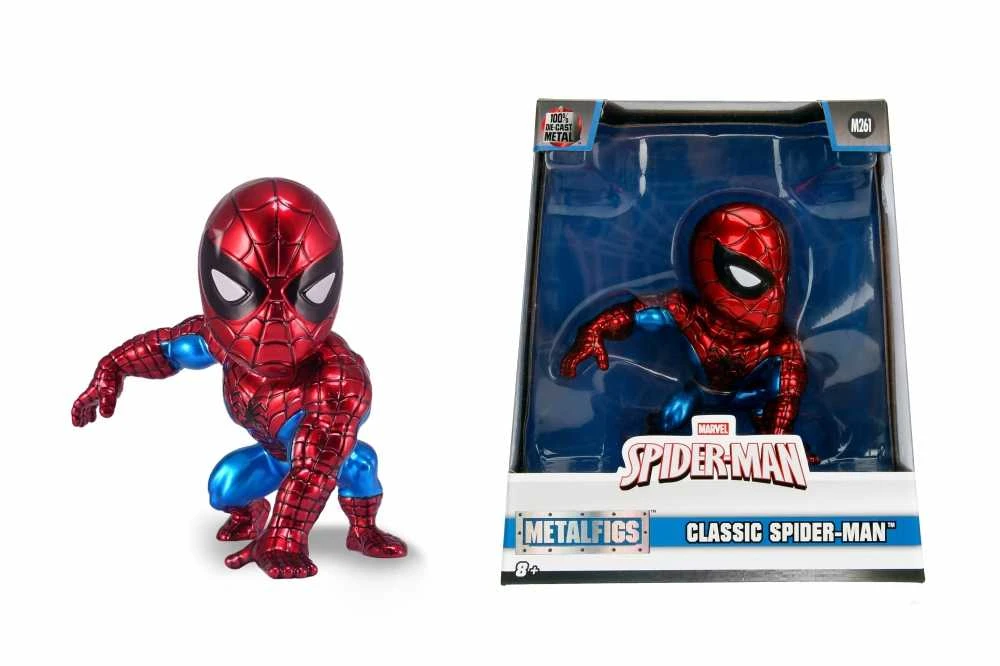 Jada,Disney „Marvel Engly Spiderman Metal“ 10 cm pav. Klasikinis klasika