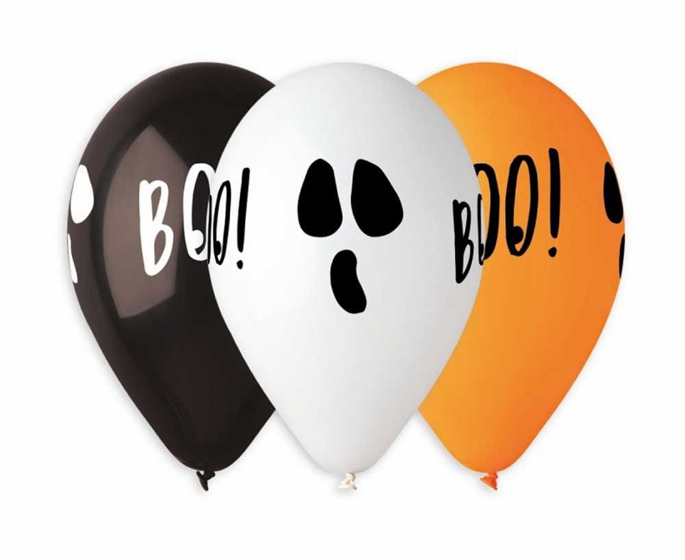 GoDan BOO balionai, 5 vnt 13 colių