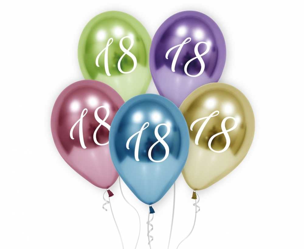 GoDan BALIONAI 18 platininiai 12 colių / 5vnt