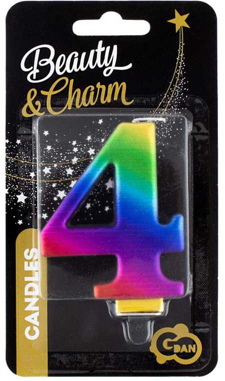 GoDan žvakė numeris 4, Galaxy, 8,0 cm PF-SCG4