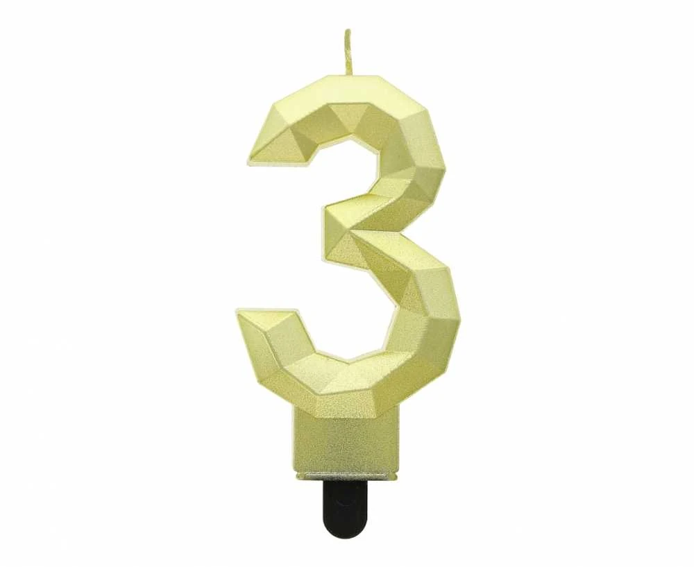 GoDan žvakė numeris 3 deimantas 7,6 cm