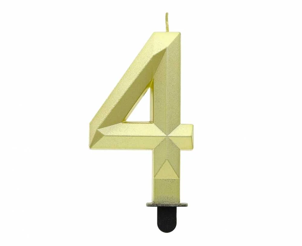 „GoDan“ žvakė „Number 4“ deimantinė 7,6 cm