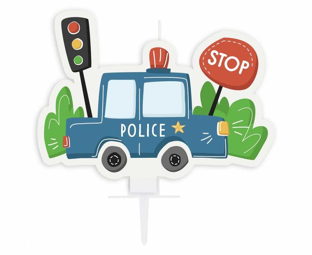 GoDan gimtadienio žvakė Police 5x7cm
