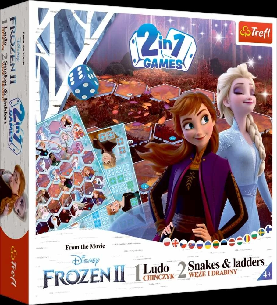 Trefl Stalo žaidimas "2 in 1 Frozen II"