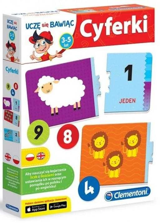 Edukacinis žaidimas Skaičiai Lenkų kalba Clementoni 50767