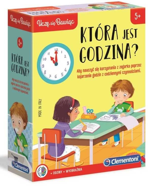 Dėlionė Edukacinis žaidima Kiek dabar valandų? lenkų kalba Clementoni 50771