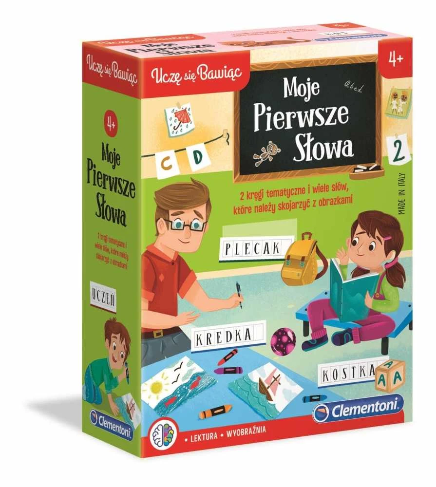 Edukacinis žaidimasMano pirmieji žodžiai, lenkų kalbos Clementoni 50770