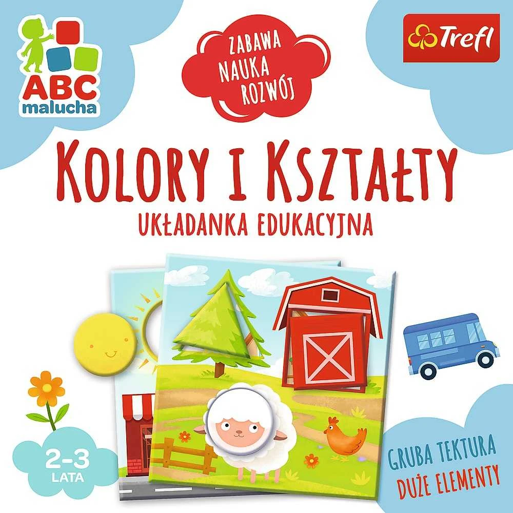 Trefl -ŽAIDIMO SPALVOS IR FORMOS ABC KIDS TREFL PUD