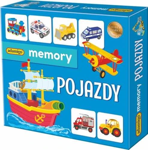 Stalo žaidimas Adamigo Memory Vehicles
