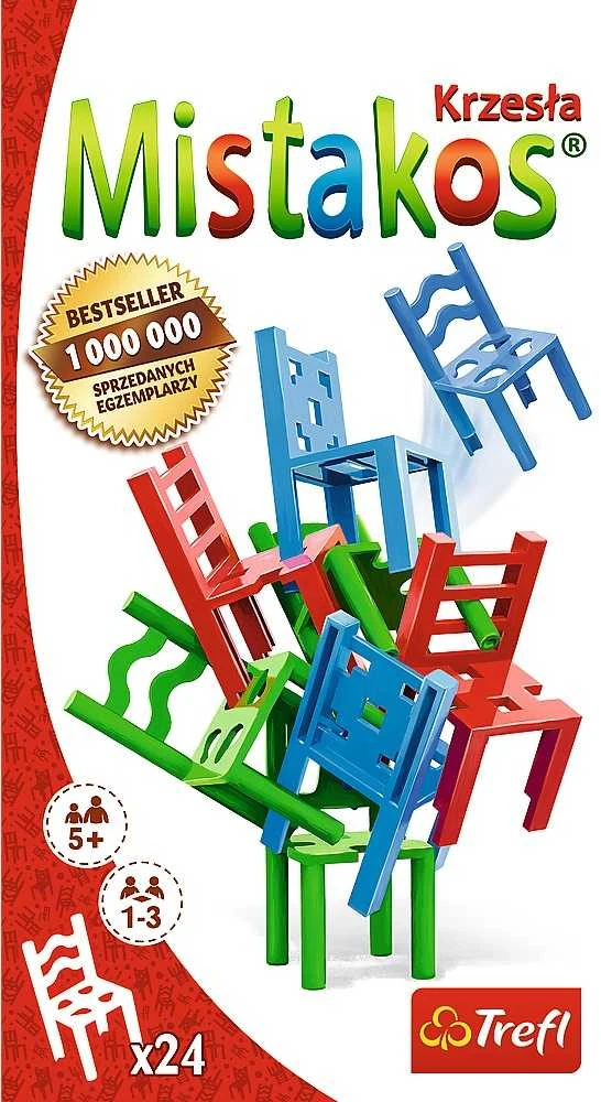 Trefl Stalo žaidimas Mistakos 24 kėdės