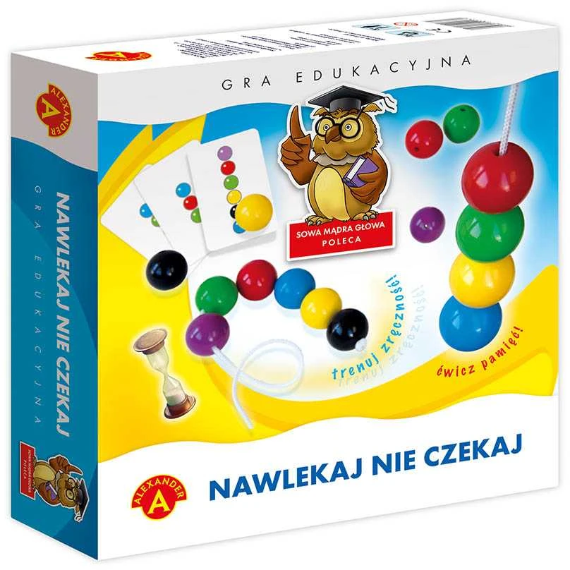 Alexander Edukacinis žaidimas Aleksandras - „Owl Wise“ galva - sriegis Nelaukite