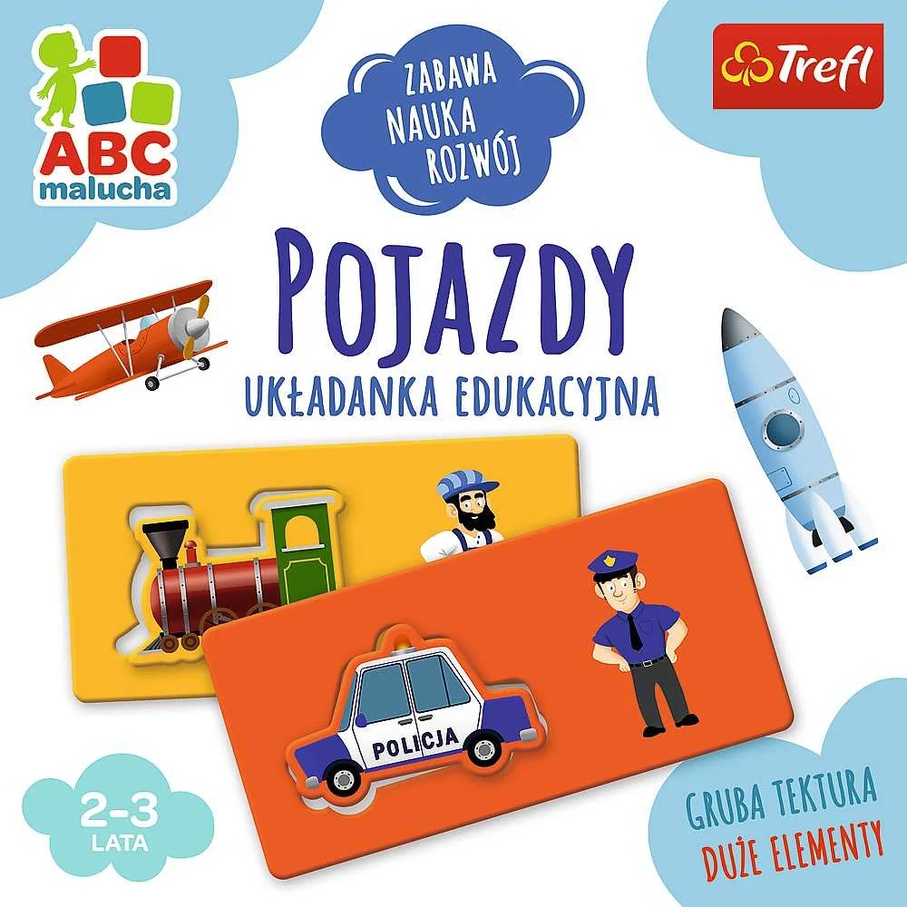 TREFL 01942 Mažylio ABC transporto priemonių žaidimas*