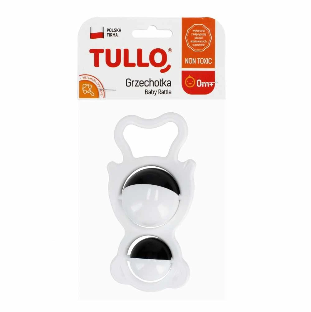 Tullo barškutis, juodas - baltas, 158