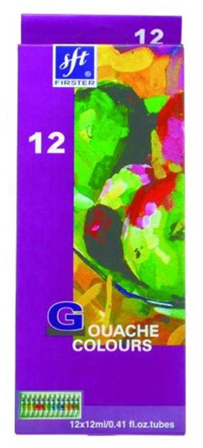 Titanum guašo rinkinys 12 spalvų dėžutėje