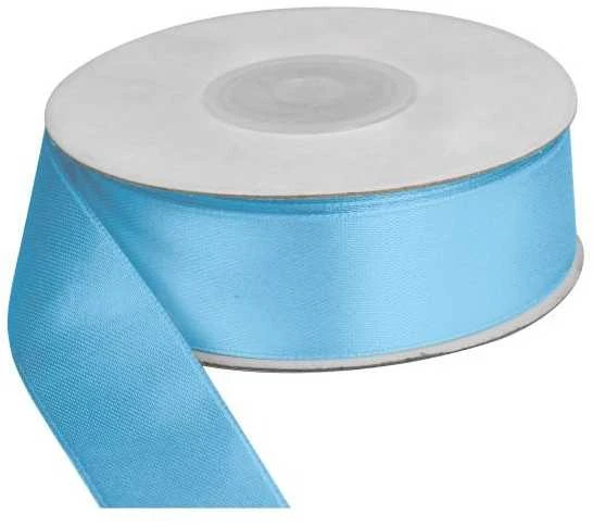 Party Deco Paperseal Satininė juostelė, 25mm/25m, šviesiai mėlyna