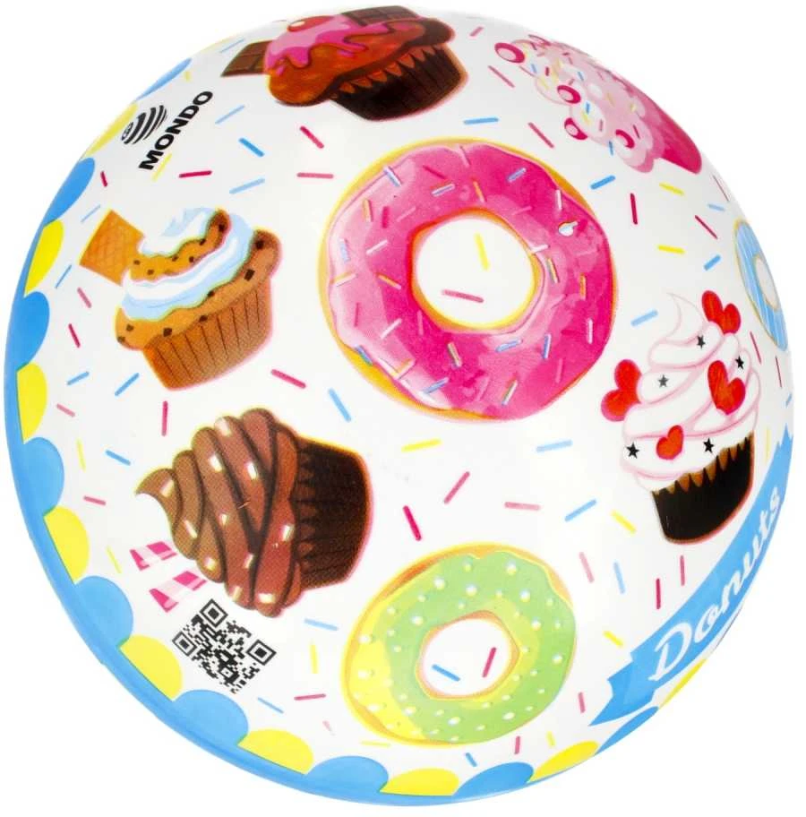 Vaikiškas kamuolys Mondo Ice Kreminis & Donuts 26041, 22 cm