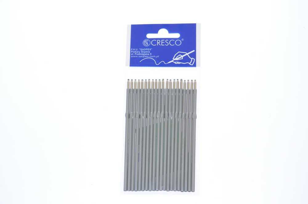 Šerdelė tušinukams X20, Cresco, 1.0 mm, mėlynos sp.