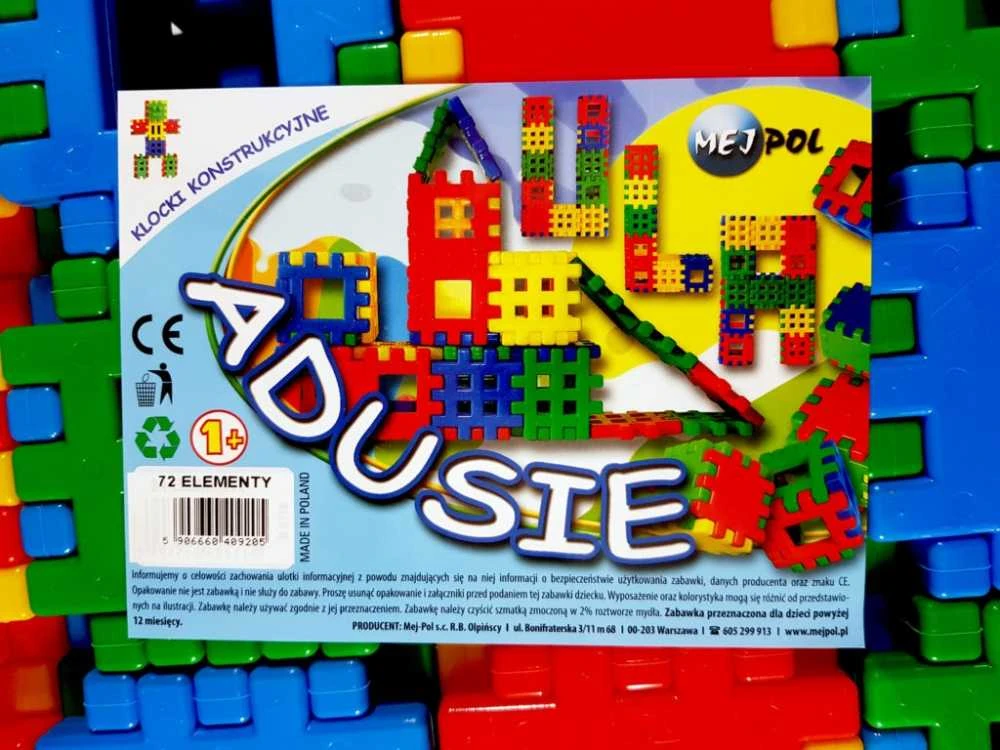 Czako Statybiniai blokeliai Adusie 72 vnt.