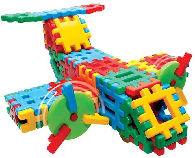 Czako Klocki Plane 62 elementai