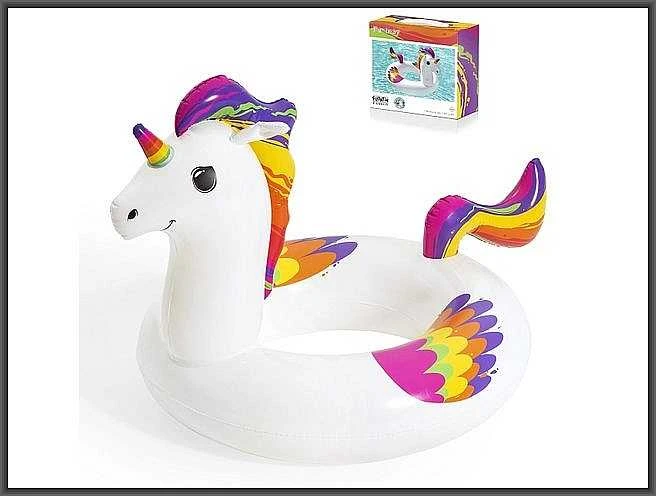 BESTWAY plaukimo ratas Fantasy Unicorn 119cm x 91cm., 36159