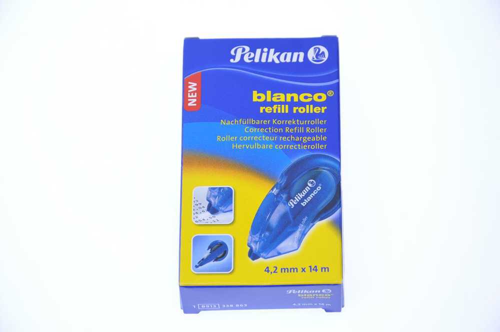 Pelikan korekcinė juostelė Blanco, 4,2mm X 14m su keičiama kasete (338863)
