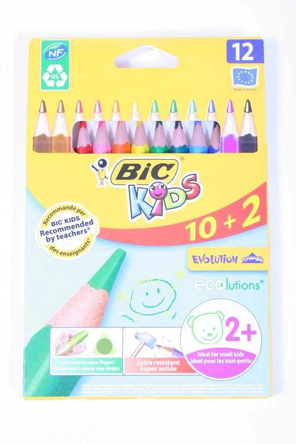 Bic Spalvoti pieštukai Evolution Triangle 12 spalvų rinkinys 8871462
