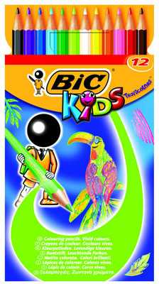 Bic Spalvoti pieštukai Tropicolors 12 spalvų rinkinys 022503