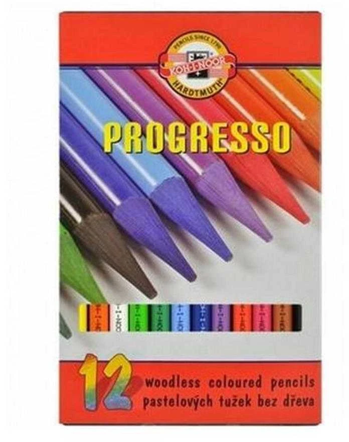 Spalvoti pieštukai KOH-I-NOOR PROGRESSO 8756, 12 spalvų